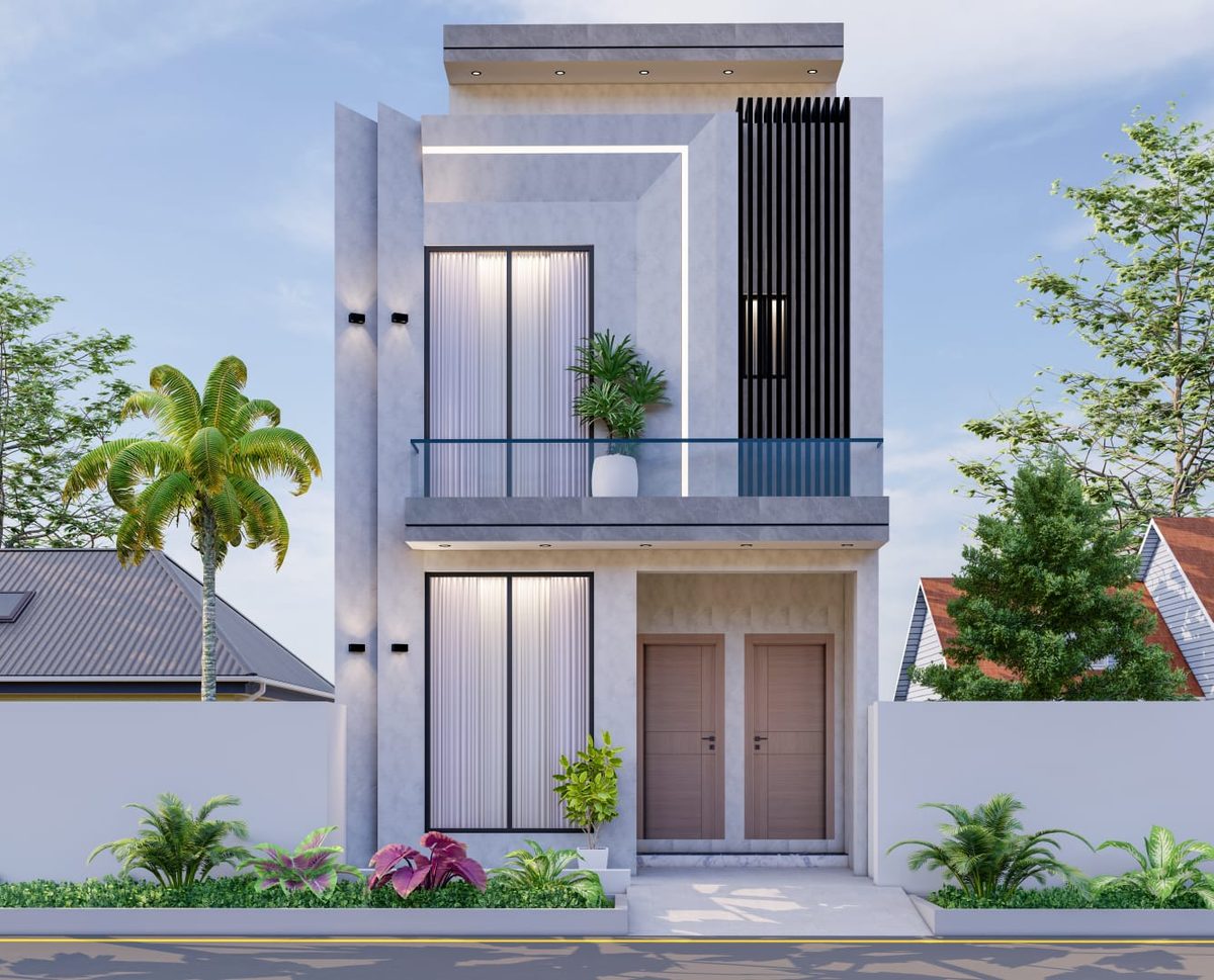 3 Marla home exterior with GREENX Weather Shield paint