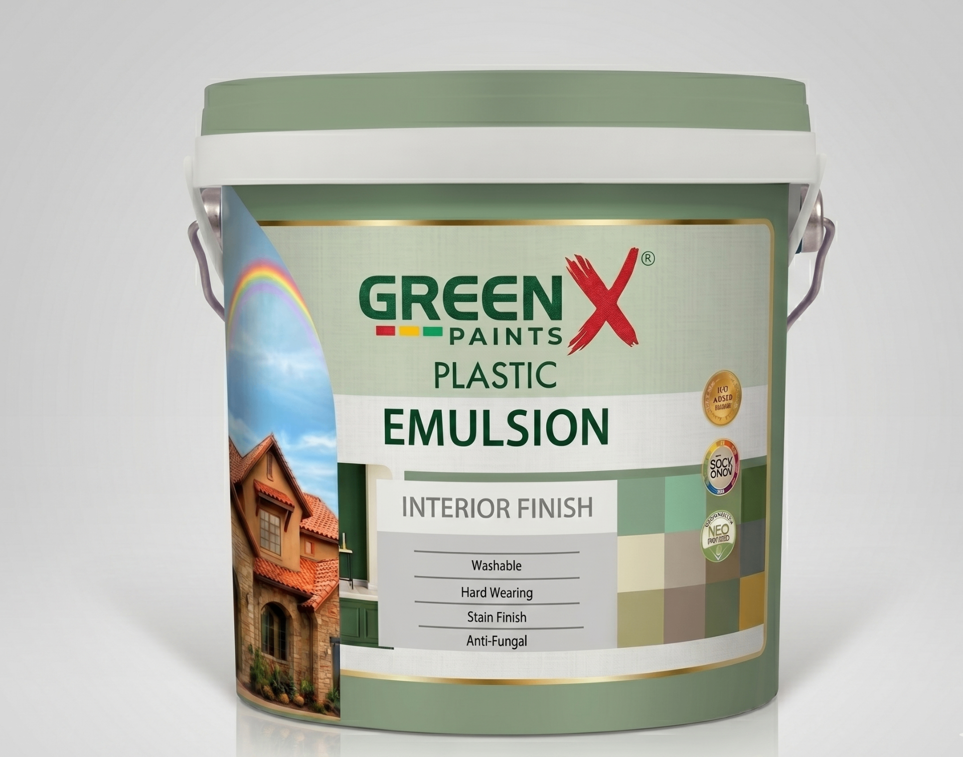 GREENX Plastic Emulsion, Premium Interior Finish